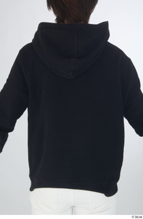 Chadwick black hoodie casual dressed upper body 0005.jpg